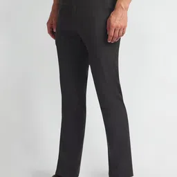 Arrow Men Super Plain Mid-Rise Slim Fit Trouser image 2