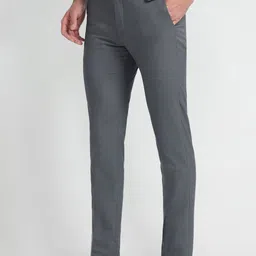 Arrow Men Textured Slim Fit Trousers image 2