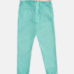 Pantaloons Junior Girls Blue Trousers image 2