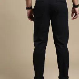 The Roadster Lifestyle Co. Men Black Relaxed Slim-Fit Mid-Rise Chinos image 2