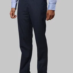 Raymond Men Checked Formal Trousers image 3