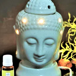 Shree Murti White Ceramic Aroma Oil Diffuser 10 ml image 2
