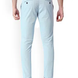 Basics Men Mid-Rise Slim Fit Chinos Trousers image 3