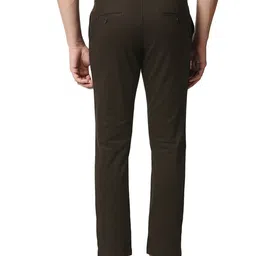 Basics Men Tapered Fit Mid-Rise Cotton Trouser image 3