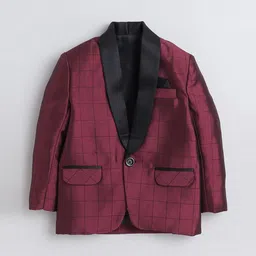 BAESD Infant Boys Checked 4-Piece Party Suits image 2