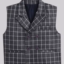 Jeetethnics Boys Partywear Shirt & Trouser With Waist Coat image 2