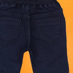 A-Okay Girls Slim Fit High-Rise Denim Joggers image 3