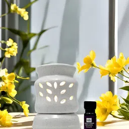 Shree Murti White Ceramic Aroma Oil Diffuser 10 ml image 3