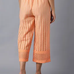 elleven Women Orange Printed Culottes Trousers image 2