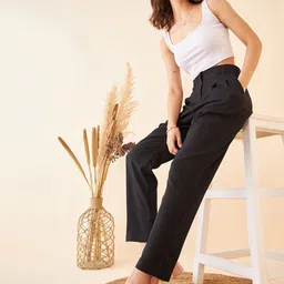 Kibo Women Comfort High-Rise Trousers image 5