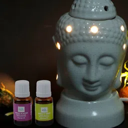 Shree Murti White Ceramic Aroma Oil Diffuser 10 ml image 3