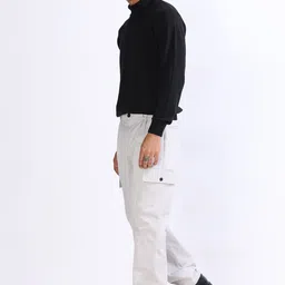 Tailoraedge Men Relaxed Loose Fit Cargos image 2