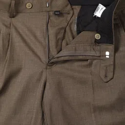 Van Heusen Men Pleated Mid Rise Formal Trousers image 2