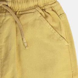 MINI KLUB Boys Mid-Rise Flat-Front Easy Wash Cotton Joggers Trousers image 5