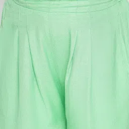 Oxolloxo Girls Green Regular Trousers image 3