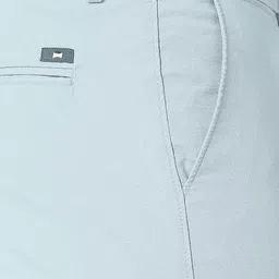 Basics Men Slim Fit Mid-Rise Cotton Plain Regular Trousers Trousers image 5