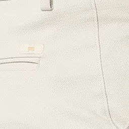 Basics Men Mid Rise Plain Cotton Tapered Fit Trousers image 5