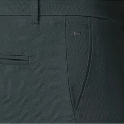 Basics Men Mid-Rise Flat-Front Cotton Tapered Fit Chinos Trousers image 5