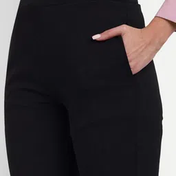 Next One Women Relaxed Flared High-Rise Non Iron Formal Trousers image 5