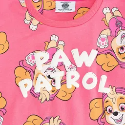 Pantaloons Junior Girls Printed Pure Cotton T-shirt with Trousers image 2