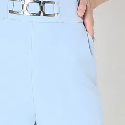 Vero Moda Women Straight Fit High-Rise Regular Trousers image 4