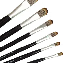 jayna Premium Quality Filbert Paint Brush Set-Size 2,4,6,8,10,12 (Pack of 6 pcs) image 4