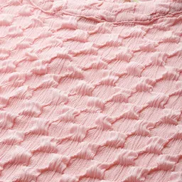 dressberry Casual Sleeveless Self Design Women Pink Top image 2