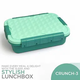 gripwell 3 Stainless Steel Lunchbox 3 Inbuilt Compartments 3 Containers Lunch Box image 2