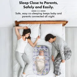 staranddaisy Polyester Infants Washable 3 in 1 Mosquito Net with Mattress for Newborn Comfortable Baby Bed for 0-6 Month Mosquito Net image 3