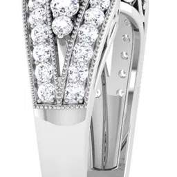 avsar R3790 14kt Cubic Zirconia White Gold ring image 2