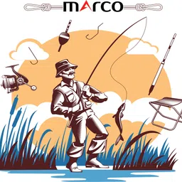 marco New Design Eva Foam Fishing Rod Grip Foam Handle Grip RHG-MC-RED Red, Black Fishing Rod image 5