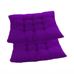 Mom's Moon Purple 2 Pieces Square Shaped Chair Pads-picture-39