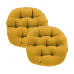 DADDY COOL 2 Pieces Beige Round Chair Cushion-image-24