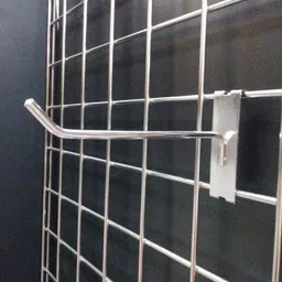 q1 beads 20 Pcs 8 inches Steel Mesh/Grid/Jaali Display Storage Assortment Hooks for shops Hook 20 image 1