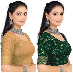 anuprit creation Round Neck Women Blouse-picture-39