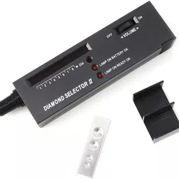 excel choice Diamond Tester Gemstone Selector II with LED Indicator Jewel Jewelery Gems Diamond Testing Tool Portable Culti Diamond Selector Electronic Diamond Tester Genuine Real Diamond or Fake Diamond Indicator with Metal Stone Rest + Soft Carrying Case + 9 Volt Battery Probe and Tester Electronic Hobby Kit Probe and Tester Electronic Hobby Kit Electronic Components Electronic Hobby Kit-picture-36