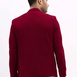 showoffff Men Solid Single Breasted Casual Blazer image 3