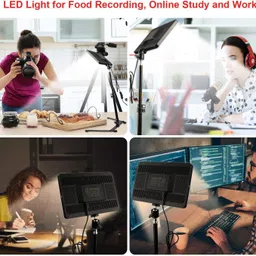 IMAGINEA MM-240 Video Camera Light Upgraded Professional Soft Panel with 7ft Tripod Stand 3400 lx Camera LED Light image 5