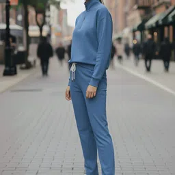 mack jonney Solid Women Track Suit image 2