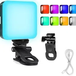 Like Star AY83 RGB Pocket Mobile Light Dimmable Video Light, for Tablet, phone, Camera 100 lx Camera LED Light image 1