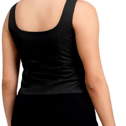 dwears Solid Women Waistcoat image 3