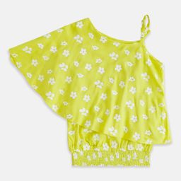 Pantaloons Junior Girls Floral Printed Cotton Blouson Top-picture-10