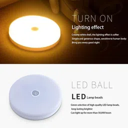 mopslik Motion Sensor Light USB Charging Wireless Self Adhesive Body Induction Night Lamp image 3