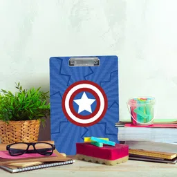 festiko Superhero CA Theme Exam Board With Steel Finish Clip (Type 1) image 4