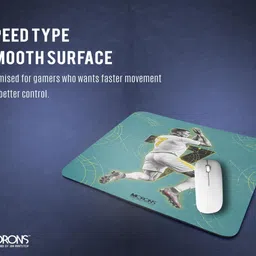 Morons Ronaldo Printed Mouse Pad Collection - D7 Non Slip Base Mousepad image 3