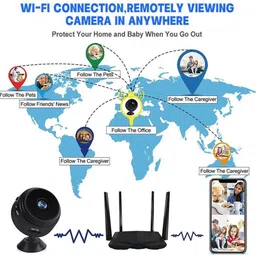 OSQD Hidden Wireless Mini CCTV | Spy Cam 1080P | IR Night View + WiFi Security Camera image 3