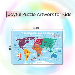 khilonewale 7 Continents & 5 Oceans Puzzle image 2