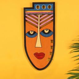 aakriti art creations Jolly Jessica Wall Decor Mask-picture-48