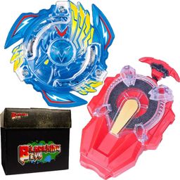 bladeking beys B34 Victory Valkyrie Booster Variable + Sparking Launcher + Toy Storage Box-picture-11