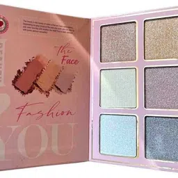 love huda 5 In 1 Makeup Book Palette Eyeshadow Blusher Contour Highlighter Eyebrow image 5